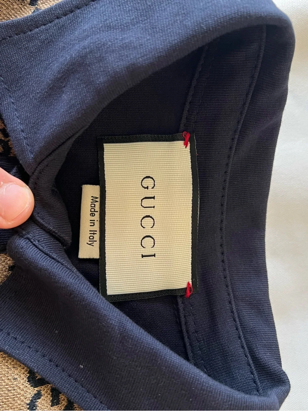 Gucci Navy Short-Sleeve Crewneck T-Shirt NEW W/T Tags